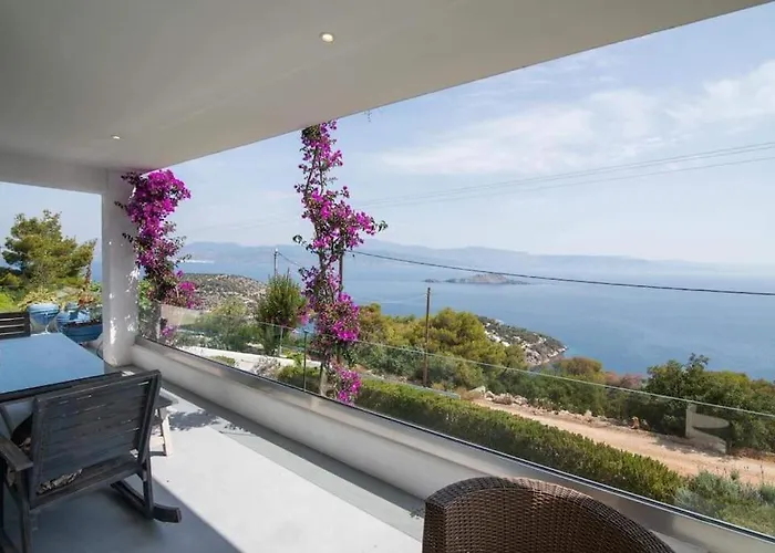 White-blue Luxury 1 Villa